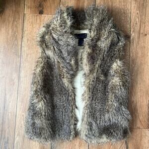 Jack by BB Dakota Size L Faux Fur Lined Vest